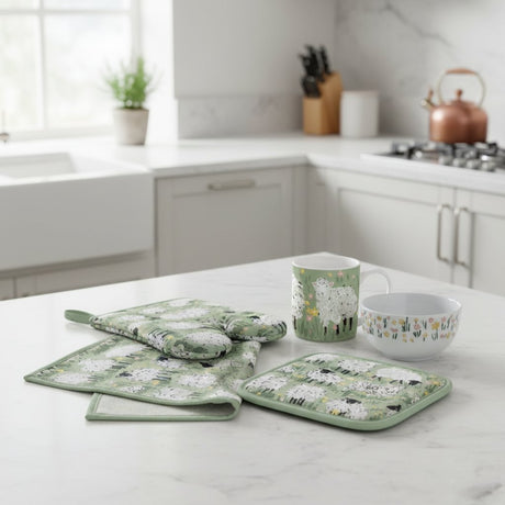 Woolly Sheep Kitchen Collection by Ulster Weavers