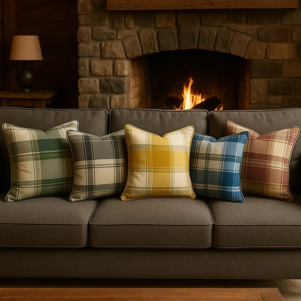 Balmoral Check Cushion Cover 17" x 17" (43cm x 43cm) by Fusion