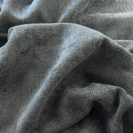 Malaga Made to Measure Curtains Charcoal