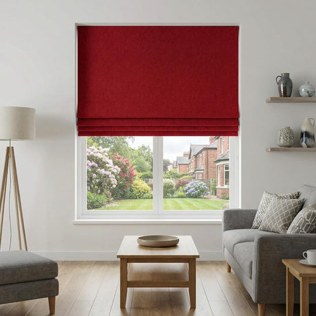 Malaga Made to Measure Roman Blind Chilli