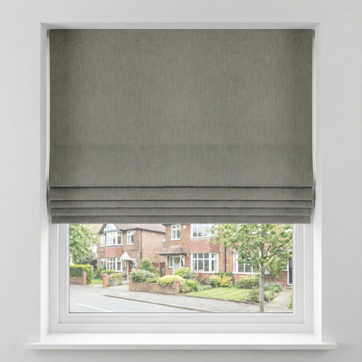 Malaga Made to Measure Roman Blind Mink