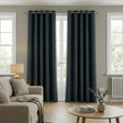 Malaga Made to Measure Curtains Charcoal