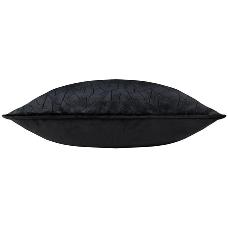 Malans Velvet Black Cushion Cover or Filled Cushion 45cm x 45cm - additional product view 4