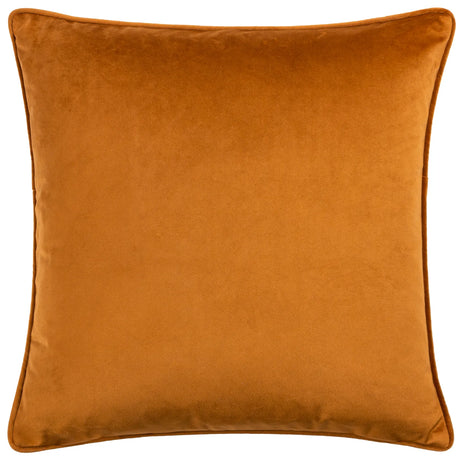Malans Cut Velvet Bronze Cushion Cover 45cm x 45cm - additional product view 2