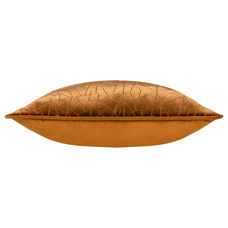 Malans Cut Velvet Bronze Cushion Cover 45cm x 45cm - additional product view 3