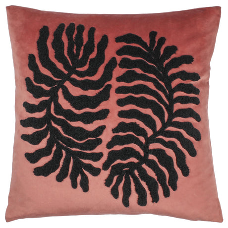Maldive Velvet Brown Cushion Cover 45cm x 45cm - additional product view 1