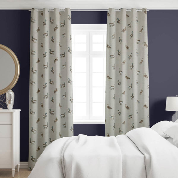 Mallard Natural Made To Measure Curtains - Ideal