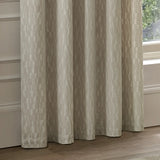 Manhattan Fully Lined Velvet Eyelet Curtains Ivory - image 5