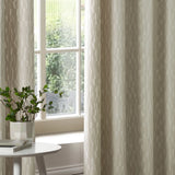 Manhattan Fully Lined Velvet Eyelet Curtains Ivory - image 6