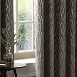 Manhattan Fully Lined Velvet Eyelet Curtains Mink - image 6