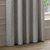 Manhattan Fully Lined Velvet Eyelet Curtains Silver - image 5