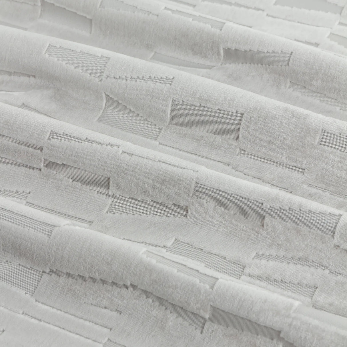 Manhattan Fully Lined Velvet Eyelet Curtains Silver - image 7