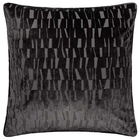 Manhattan Velvet Cushion Cover Charcoal 50 x 50cm - image 2