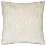 Manhattan Velvet Cushion Cover Ivory 50 x 50cm - image 2