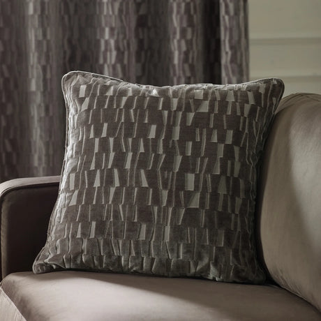 Manhattan Velvet Cushion Cover Mink 50 x 50cm - image 1