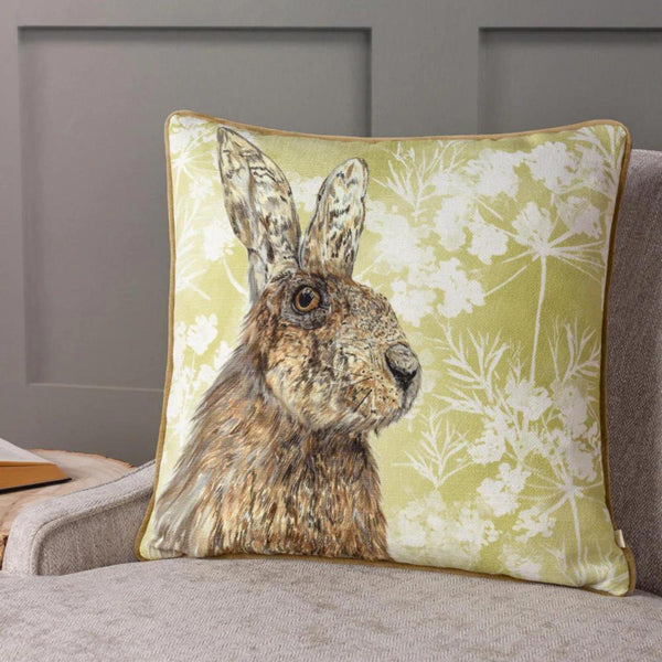 Manor Hare Watercolour Cushion - Ideal