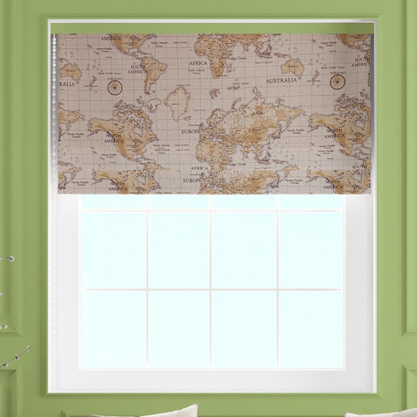Maps Multi Made To Measure Roman Blind - Ideal