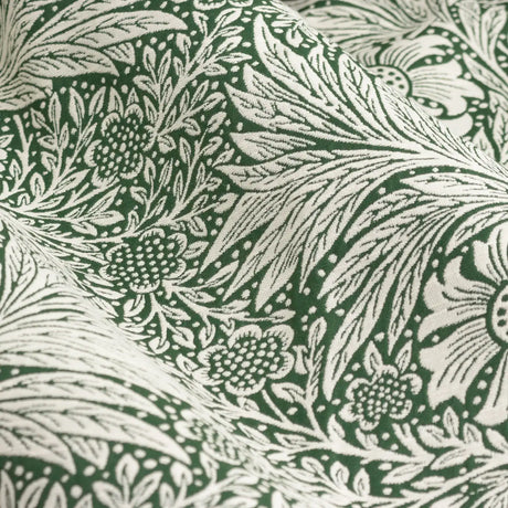 Marigold Leaf Green Thermal Blackout Dimout Pencil Pleat Curtains - additional product view 4