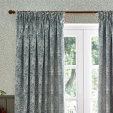 Marigold Indigo Thermal Blackout Dimout Pencil Pleat Curtains - additional product view 2
