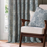 Marigold Indigo Thermal Blackout Dimout Pencil Pleat Curtains - additional product view 3