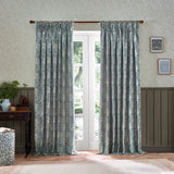 Marigold Indigo Thermal Blackout Dimout Pencil Pleat Curtains - additional product view 6