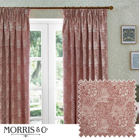 Marigold Russet Thermal Blackout Dimout Pencil Pleat Curtains - additional product view 1