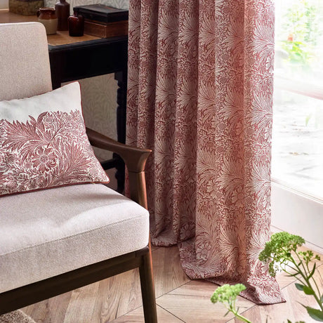 Marigold Russet Thermal Blackout Dimout Pencil Pleat Curtains - additional product view 4