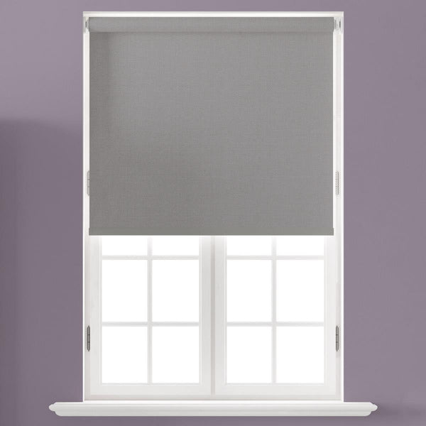 Marlow Steel Blackout Made to Measure Roller Blind - Ideal