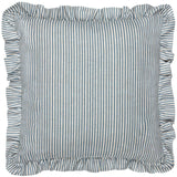 Martha Ruffle Blue Cushion Cover or Filled Cushion 50cm x 50cm - additional product view 3