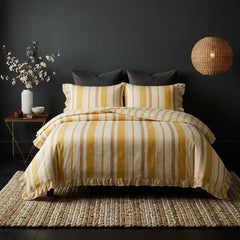 Maya Yellow Duvet Cover Bedding Set