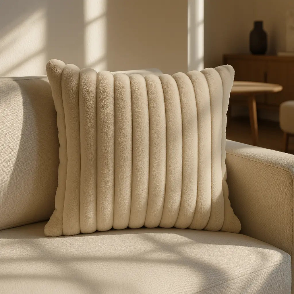 Mayfair Fur Mink Cushion Cover and Filled Cushion 50cm x 50cm