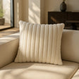 Mayfair Fur Cushion Cover and Filled Cushion 20" x 20" (50cm x 50cm) - White