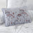Catherine Lansfield Meadowsweet Floral Embroidered 30x40cm Cushion Grey
