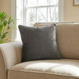 Melanie Velvet Cushion Cover 43cm x 43cm - Slate