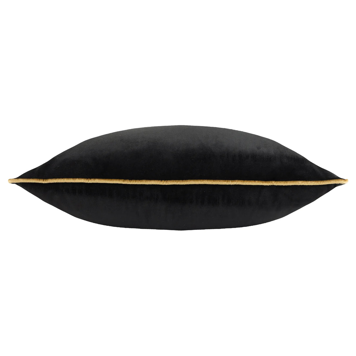 Meridian Velvet Cushion Cover Black/Gold 45 x 45cm - image 3