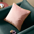 Meridian Velvet Cushion Cover Blush/Gold 45 x 45cm - image 1