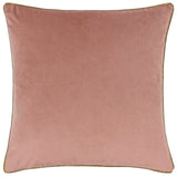 Meridian Velvet Cushion Cover Blush/Gold 45 x 45cm - image 2