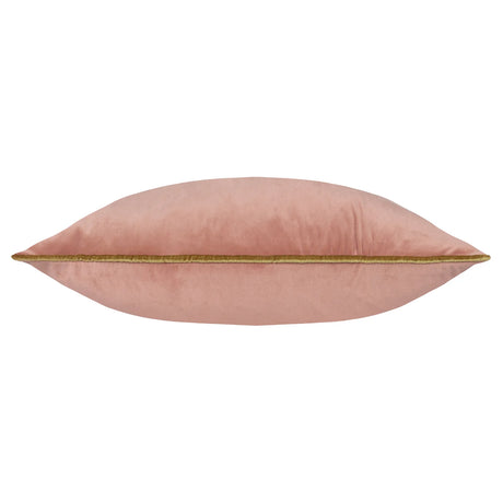 Meridian Velvet Cushion Cover Blush/Gold 45 x 45cm - image 3