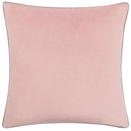 Meridian Velvet Cushion Cover Blush/Grey 45 x 45cm - image 2