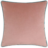 Meridian Velvet Cushion Cover Blush/Teal 45 x 45cm - image 2