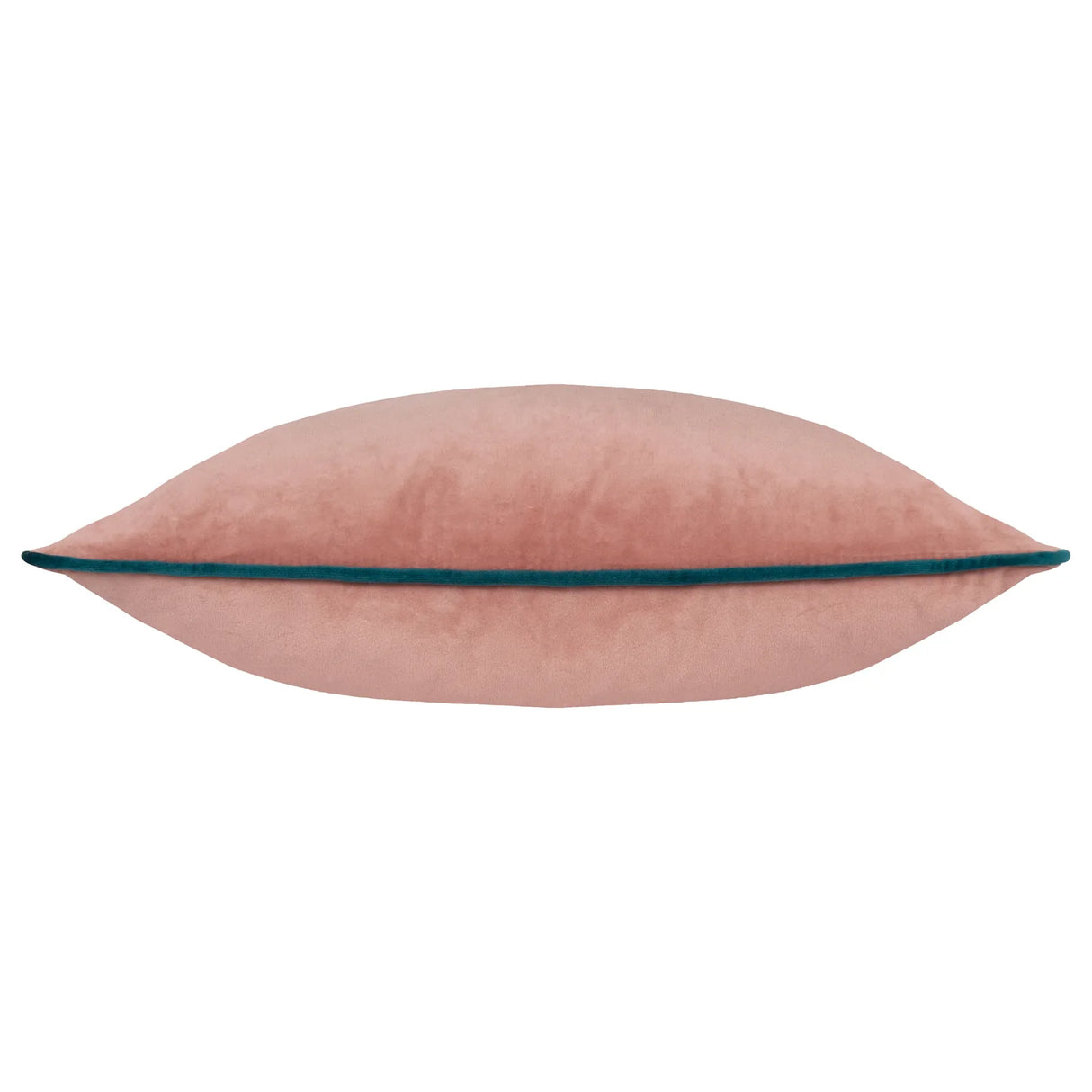 Meridian Velvet Cushion Cover Blush/Teal 45 x 45cm - image 3