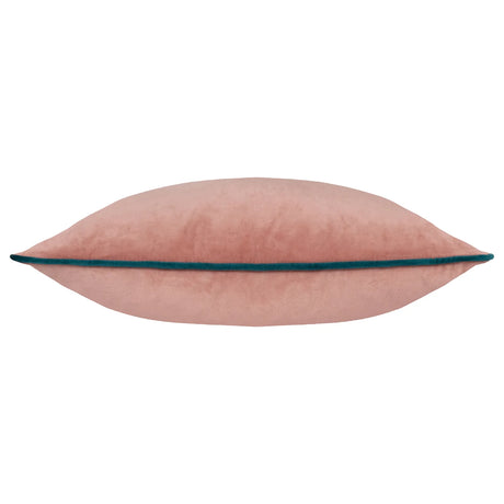 Meridian Velvet Cushion Cover Blush/Teal 45 x 45cm - image 3