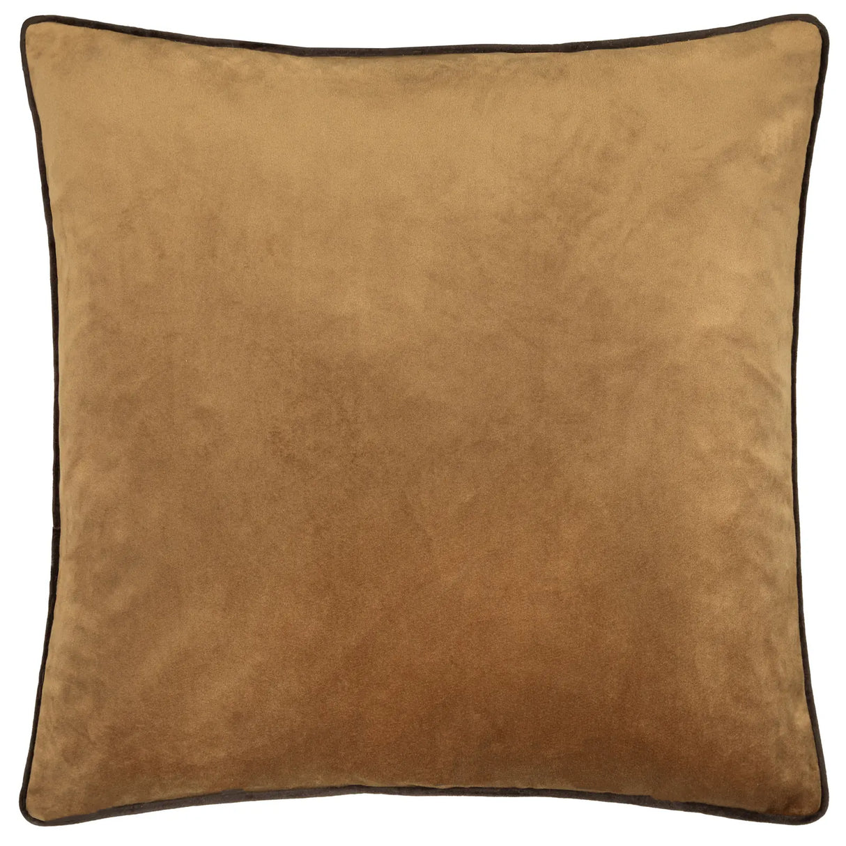 Meridian Velvet Cushion Cover Caramel/Chocolate - image 2