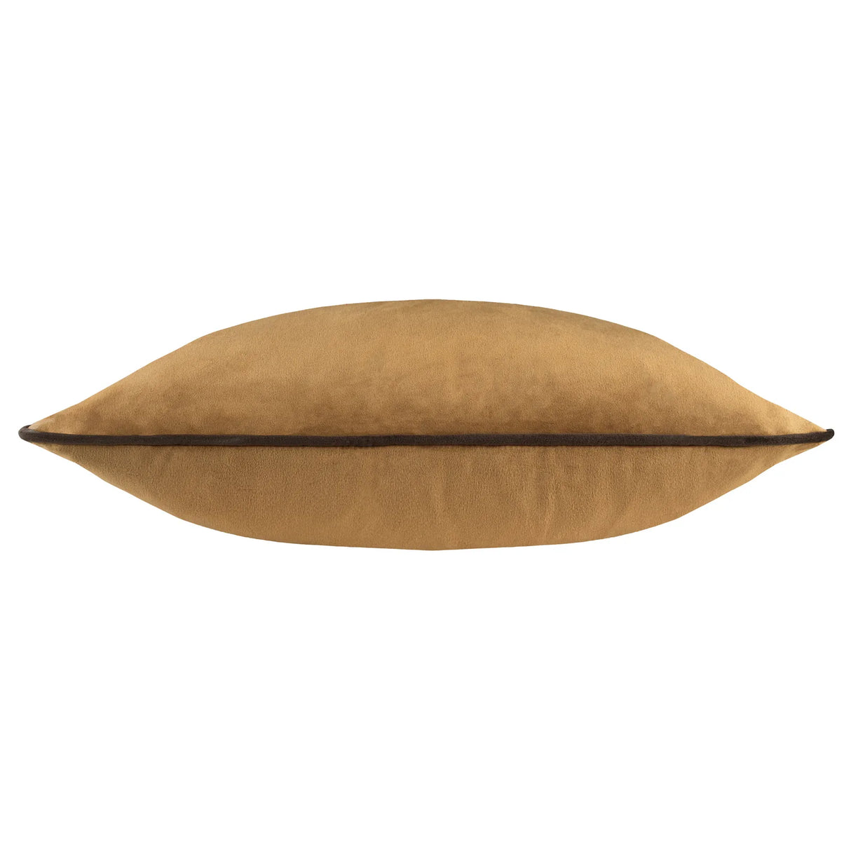 Meridian Velvet Cushion Cover Caramel/Chocolate - image 3