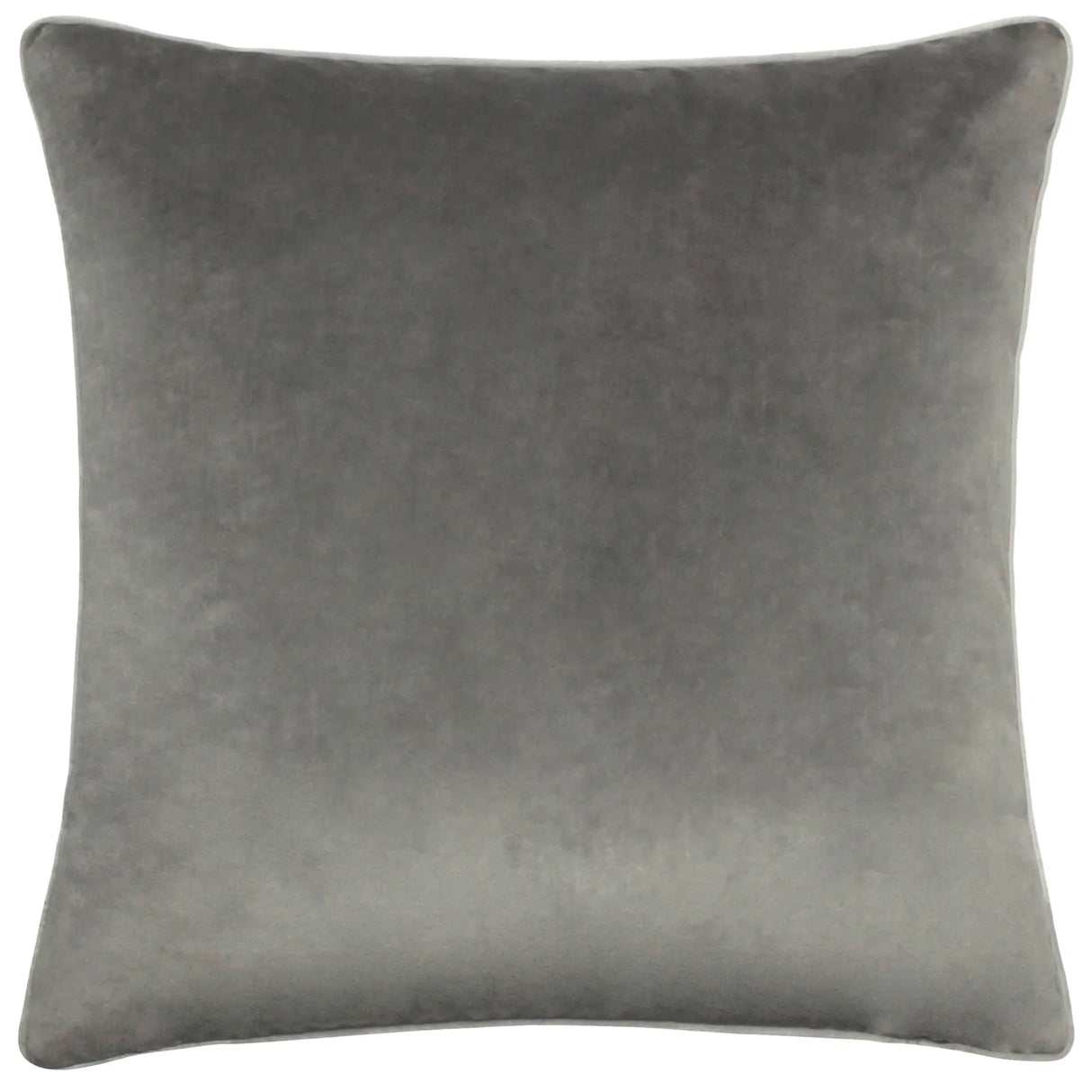 Meridian Velvet Cushion Cover Charcoal/Dove 45 x 45cm - image 2