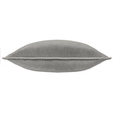 Meridian Velvet Cushion Cover Charcoal/Dove 45 x 45cm - image 3