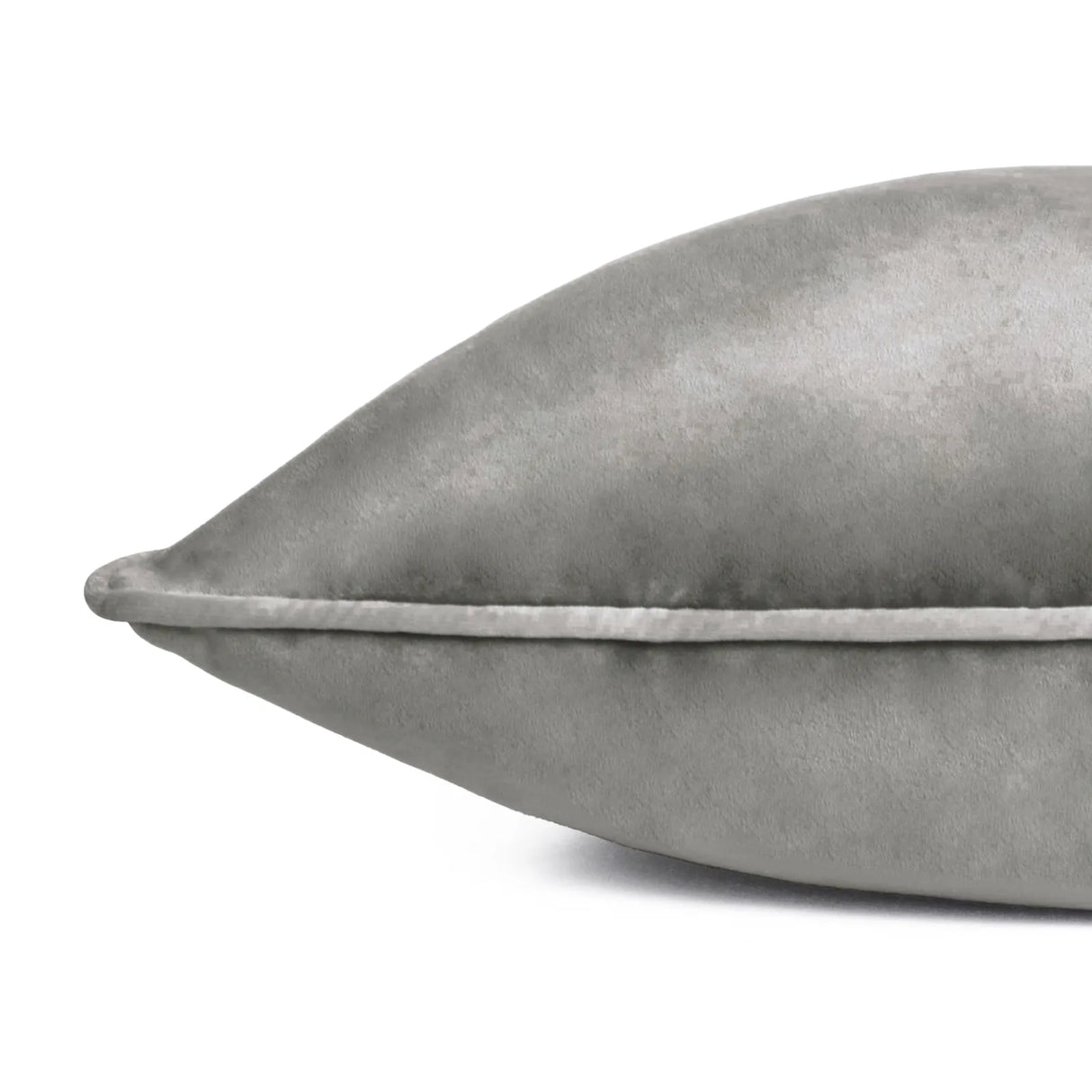Meridian Velvet Cushion Cover Charcoal/Dove 45 x 45cm - image 4