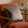 Meridian Velvet Cushion Cover Charcoal/Moss 45 x 45cm - image 1