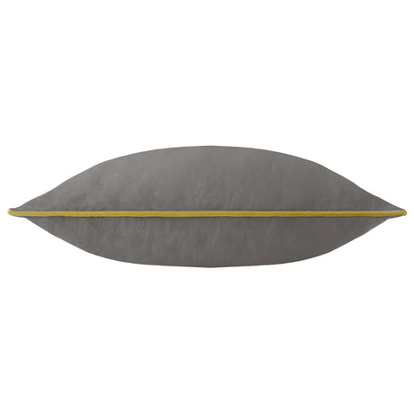 Meridian Velvet Cushion Cover Charcoal/Moss 45 x 45cm - image 3