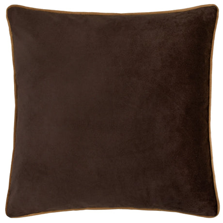 Meridian Velvet Cushion Cover Chocolate/Caramel - image 2